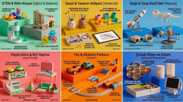 Çocuk & Eğitim (STEM) - Vural 3D baskı ürünleri