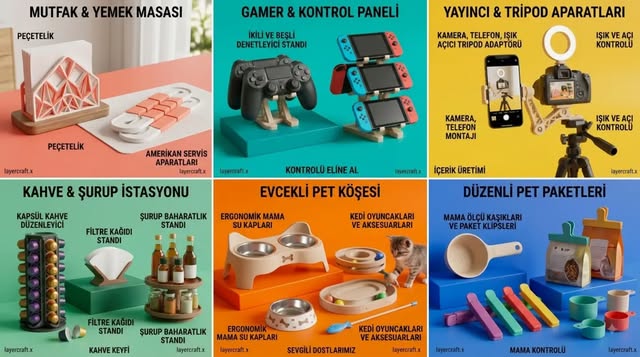 Mutfak, Kahve & Pet - Vural 3D baskı ürünleri