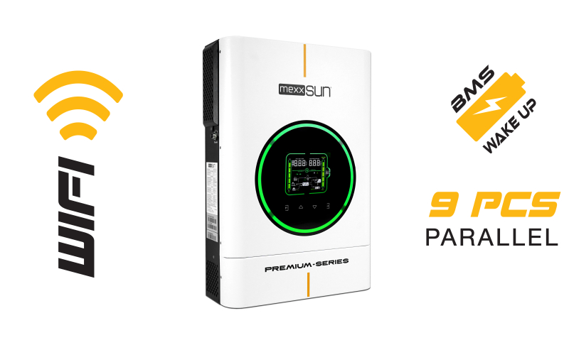 MEXXSUN MEXX-P6kW - Premium 48V 6kW (Paralel /Wi-Fi/ Dual Output) - Komple Solar Paketler